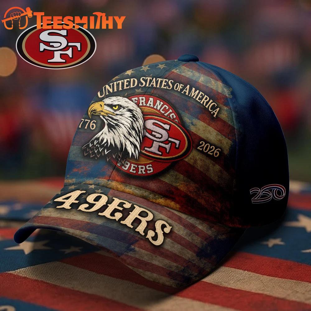San Francisco 49ers 2026 NFL 250th Anniversary of America Classic Cap
