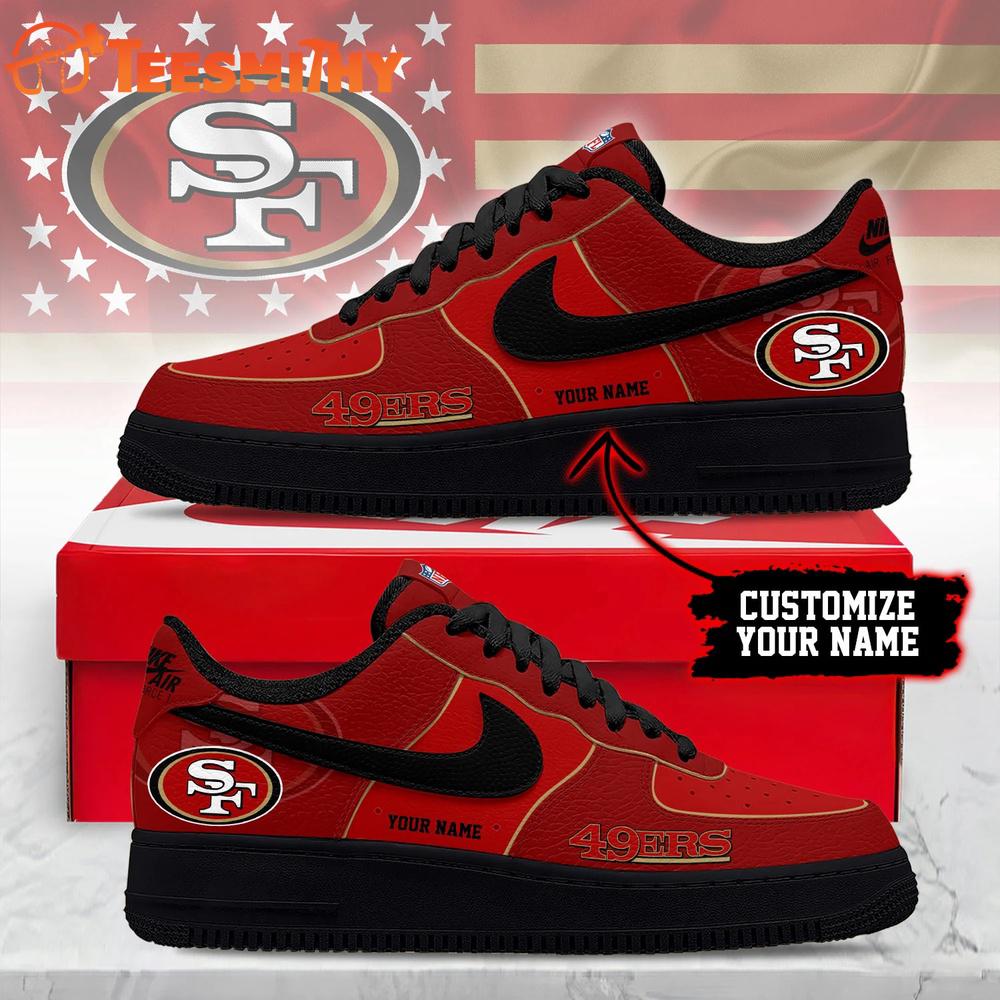San Francisco 49ers 2026 NFL Custom Air Force 1 Shoes Sneaker