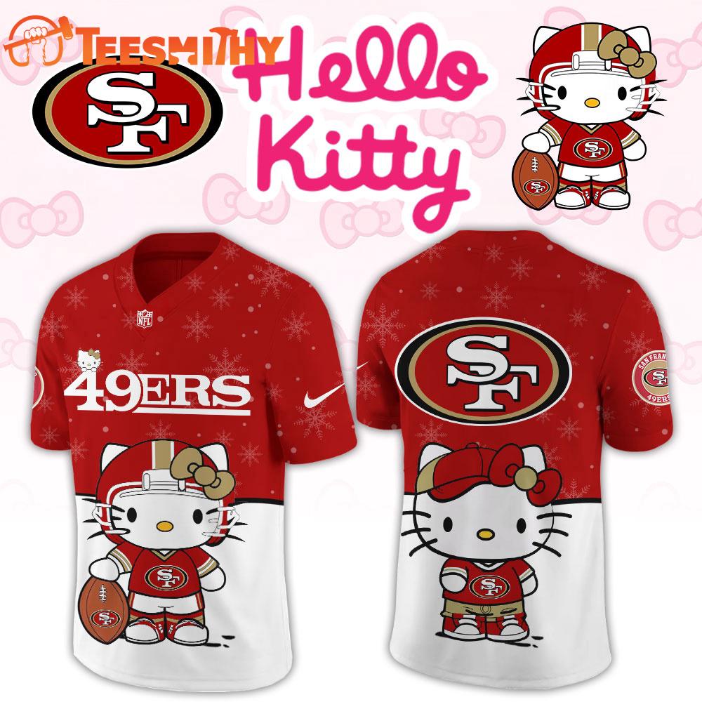 San Francisco 49ers 2026 NFL Hello Kitty Limited New Football Jersey
