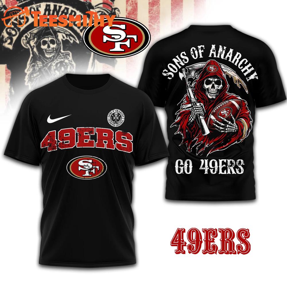 San Francisco 49ers 2026 NFL Sons of Anarchy 3D T Shirt