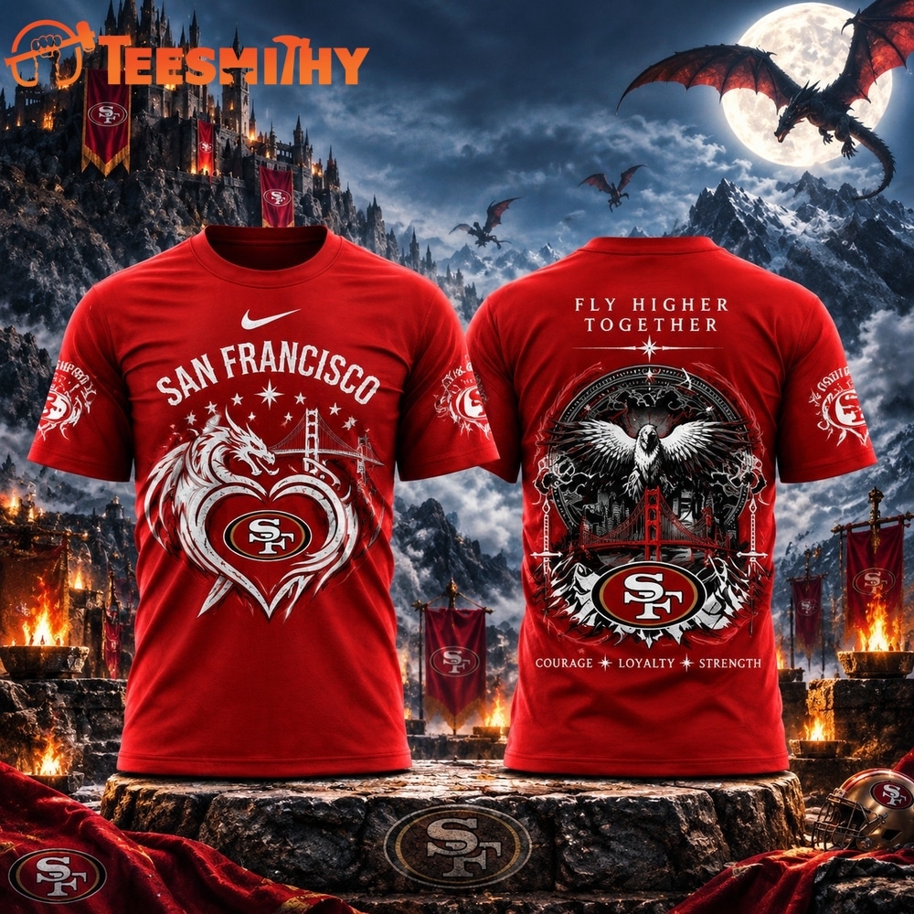 San Francisco 49ers Fourth Wing Night 2026 Graphic T Shirt