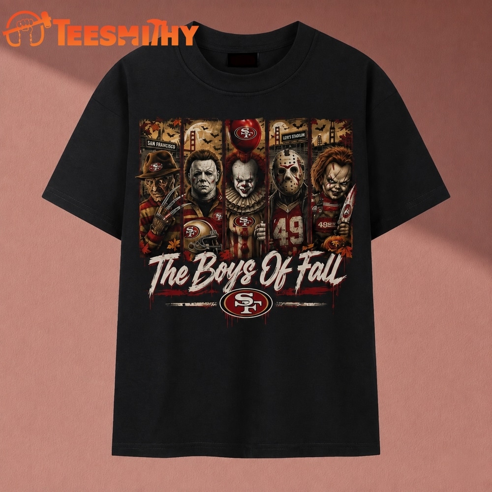 San Francisco 49ers Horror Characters The Boys Of Fall T Shirt