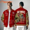 San Francisco 49ers NFL Chasing Greatness Personalized Varsity Jacket
