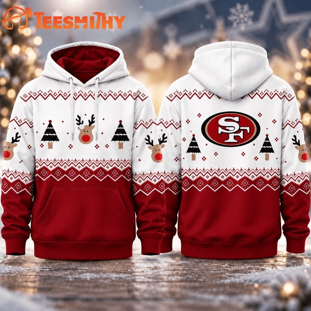 San Francisco 49ers NFL Christmas Game Day Hoodie Shirt