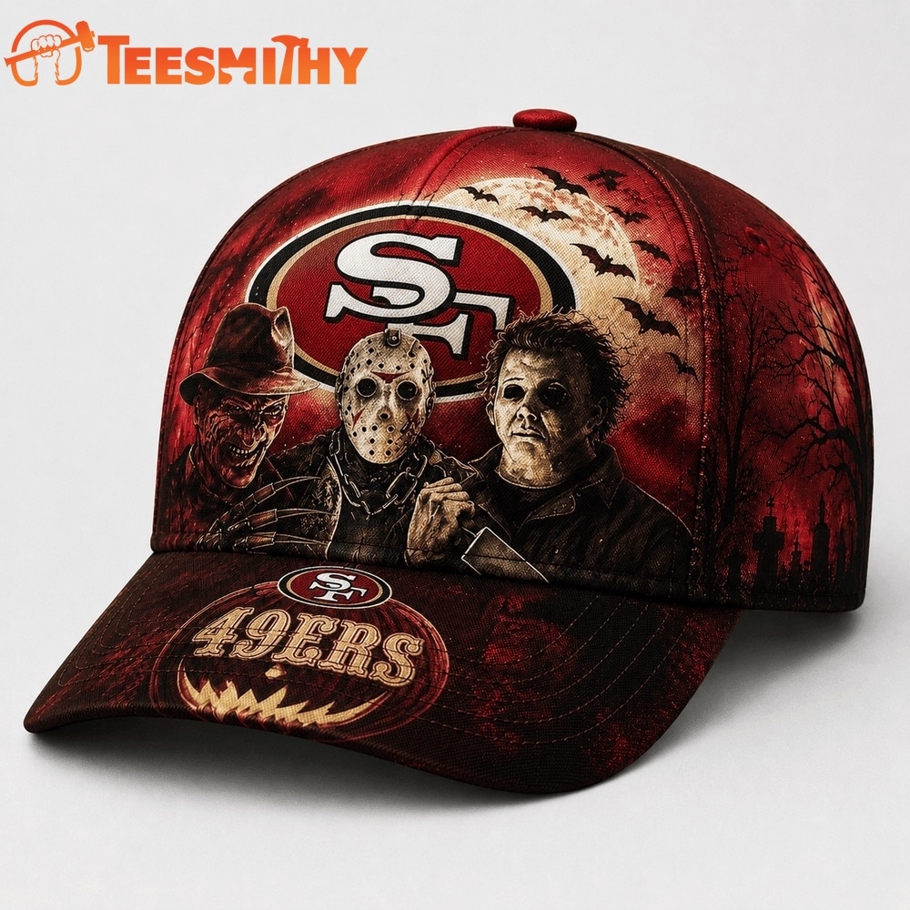San Francisco 49ers NFL Horror Night Halloween 2026 Design Classic Cap