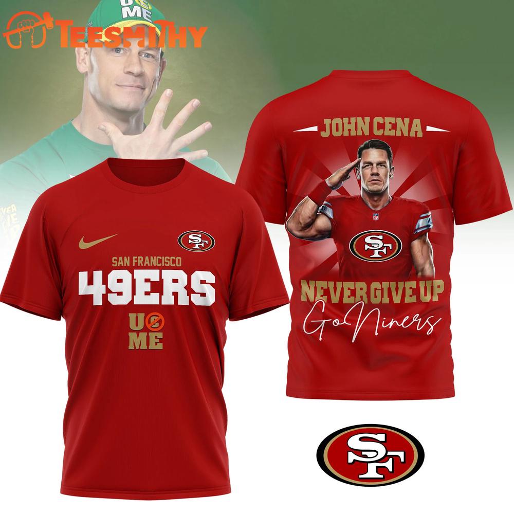 San Francisco 49ers NFL John Cena Fan Special New 3D Shirt