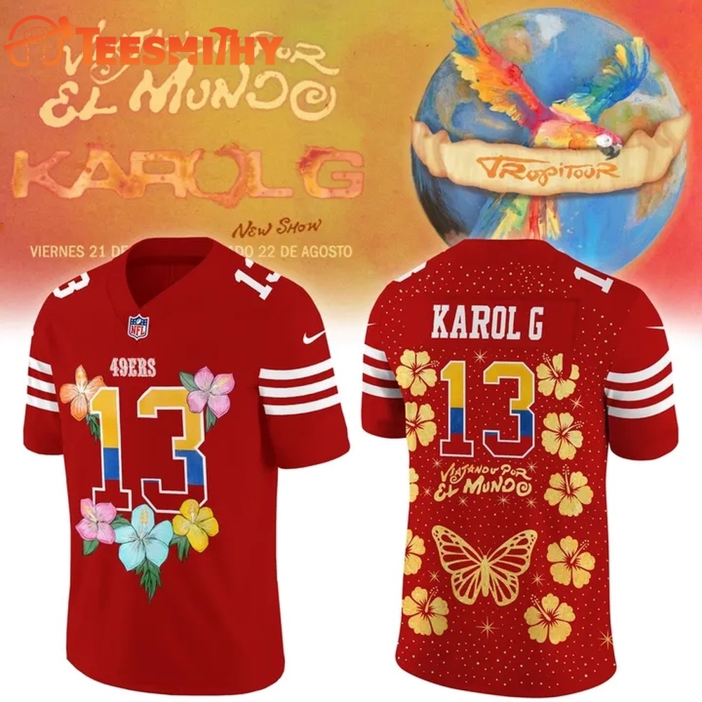 San Francisco 49ers x Karol G 2026 Exclusive Football Jersey