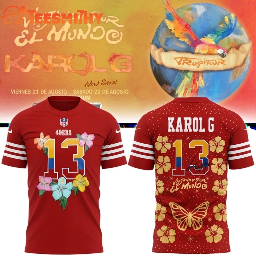 San Francisco 49ers x Karol G 2026 Exclusive T Shirt