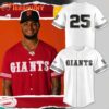 San Francisco Giants 49ers Night 2025 White Baseball Jersey