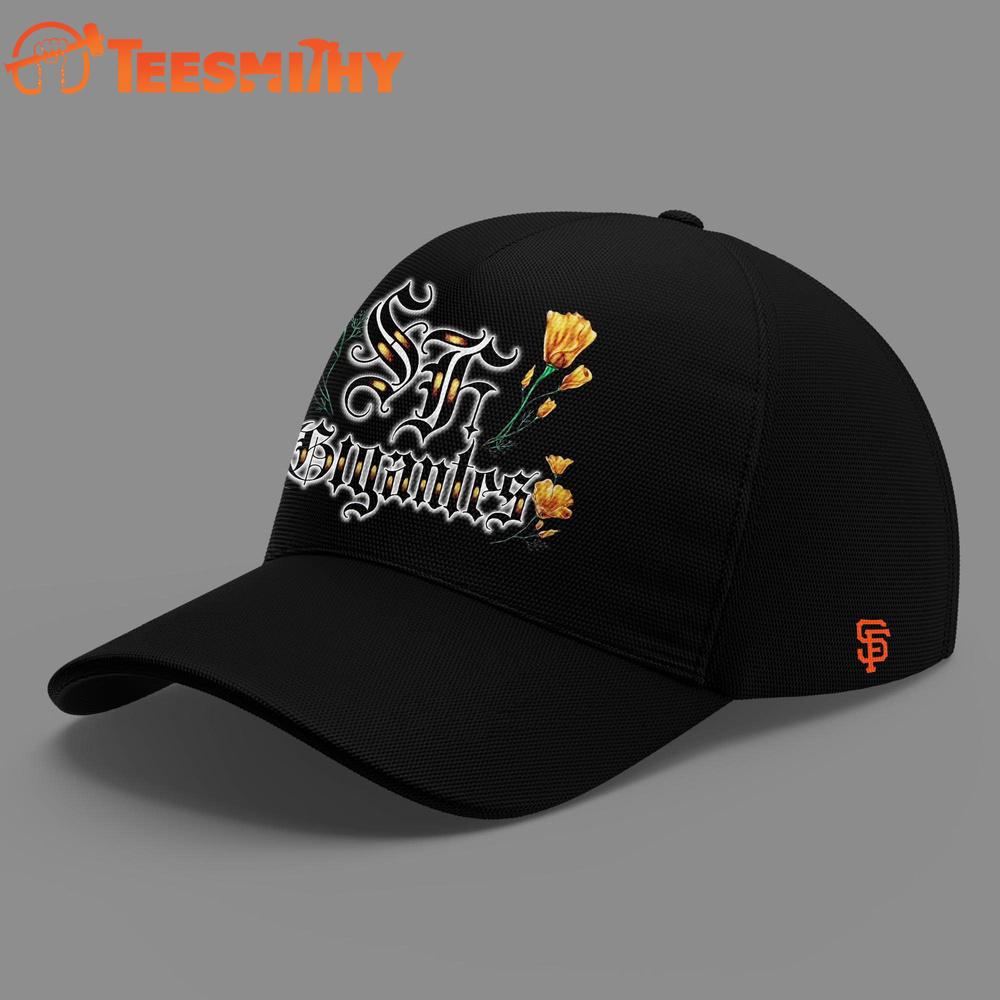 San Francisco Giants GIGANTES Lowrider Black Baseball Cap