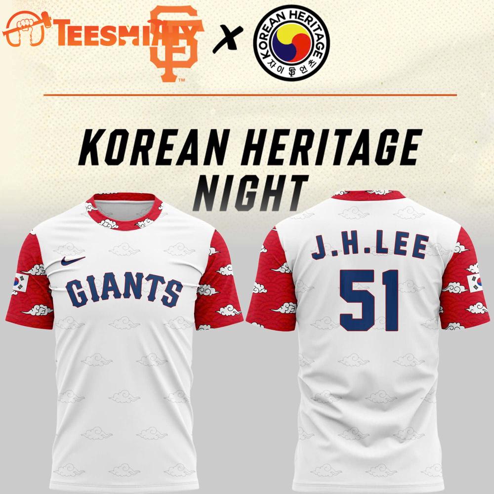 San Francisco Giants Korean Heritage Celebration T Shirt