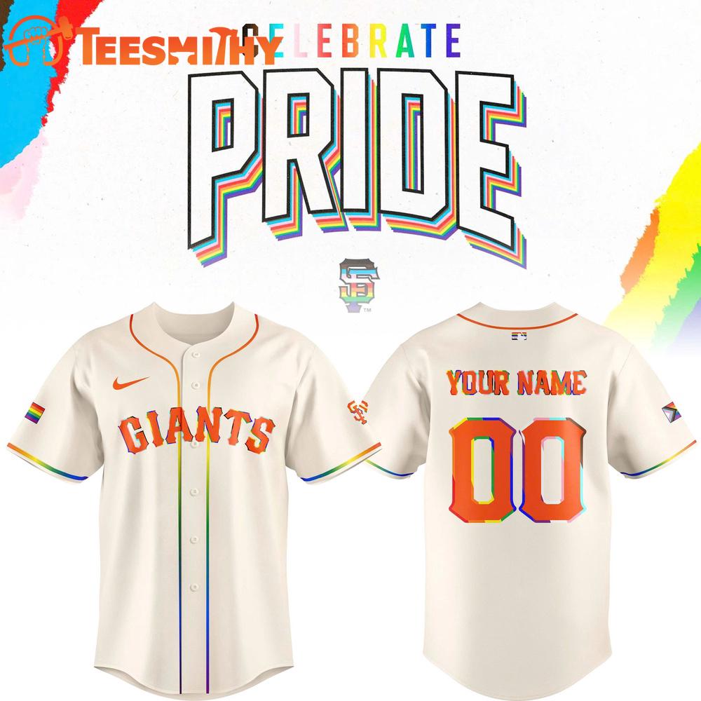 San Francisco Giants Pride Night 2025 Personalized Jersey Shirt