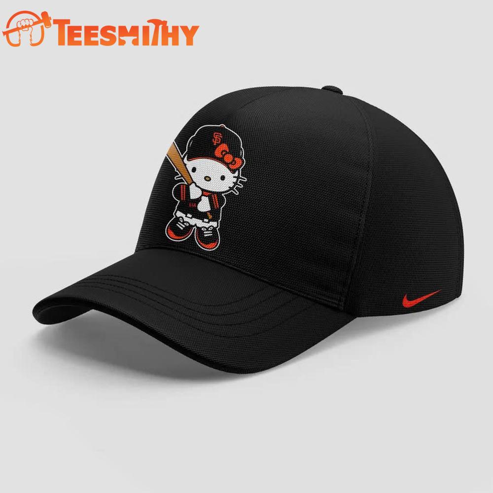 San Francisco Giants Sweet Style Hello Kitty Charm Baseball Cap