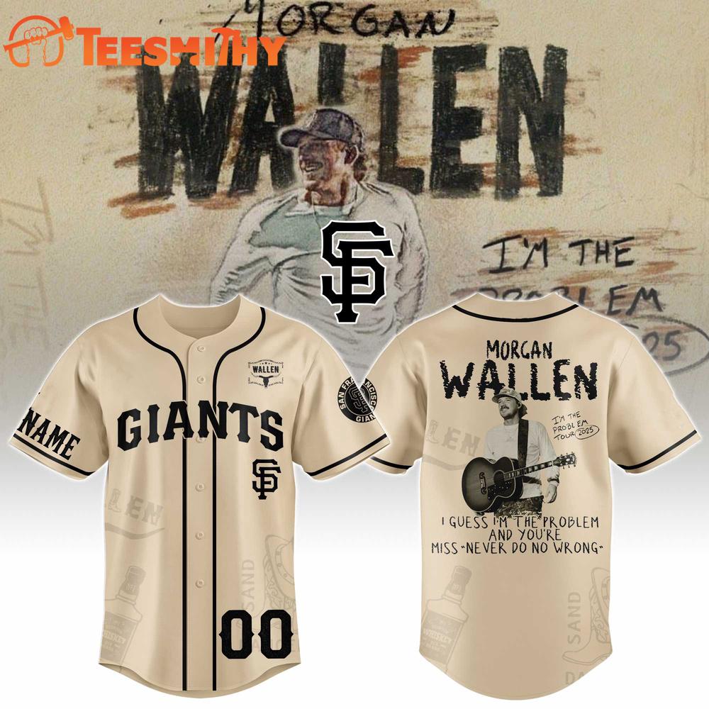 San Francisco Giants x Morgan Wallen Limited Edition Baseball Jersey