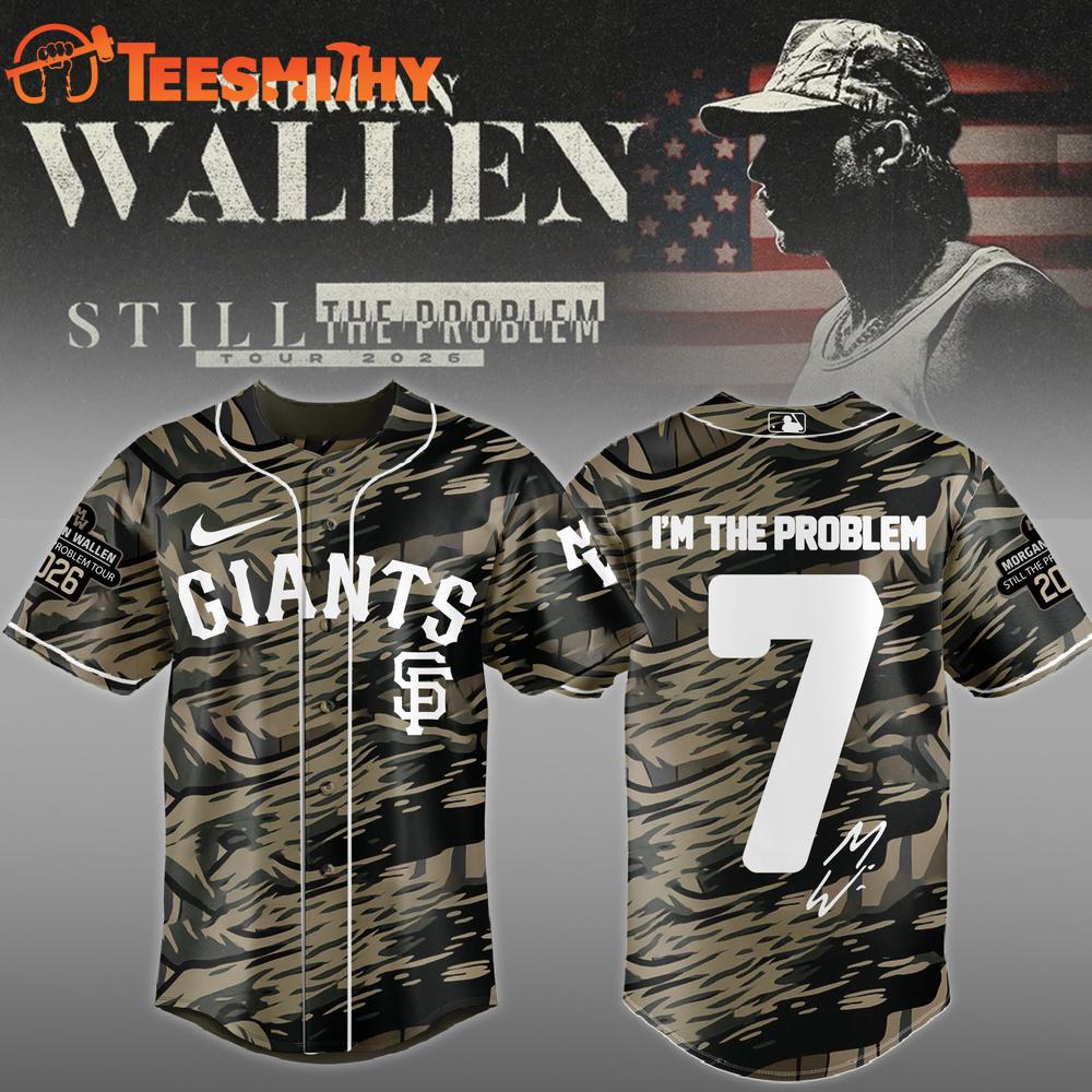 San Francisco Giants x Morgan Wallen Still The Problem Tour 2026 Signature Baseball Jersey