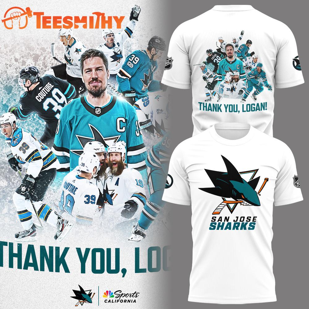 San Jose Sharks Thank You Logan Couture 2025 T Shirt