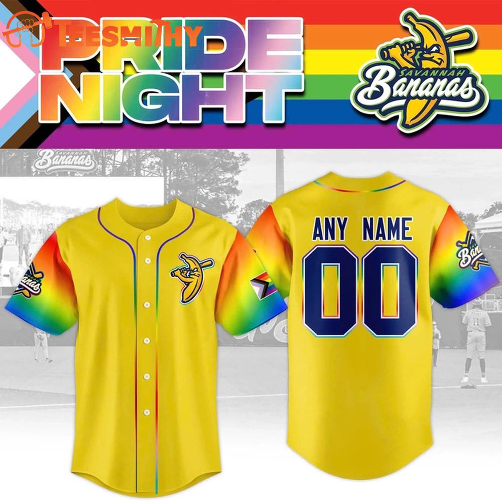 Savannah Bananas 2025 Pride Month Limited Edition Baseball Jersey