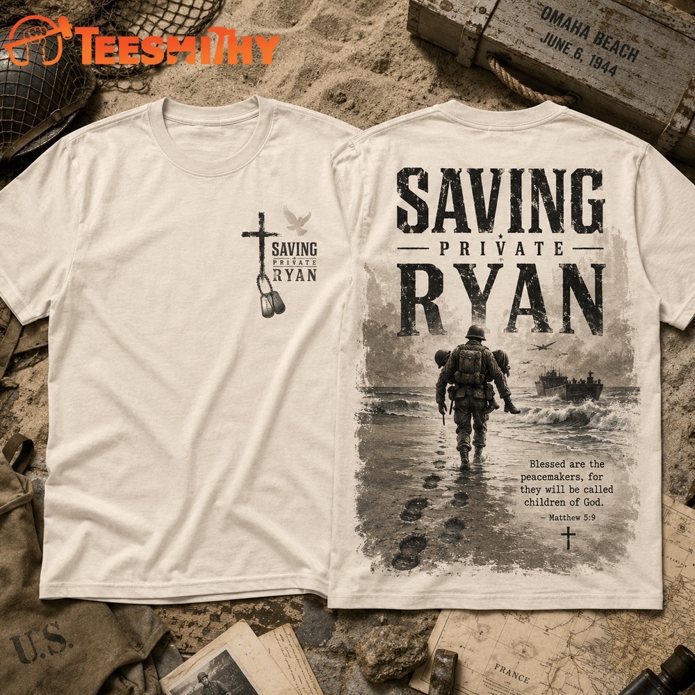 Saving Private Ryan Blessed Peacemaker 3D Shirt