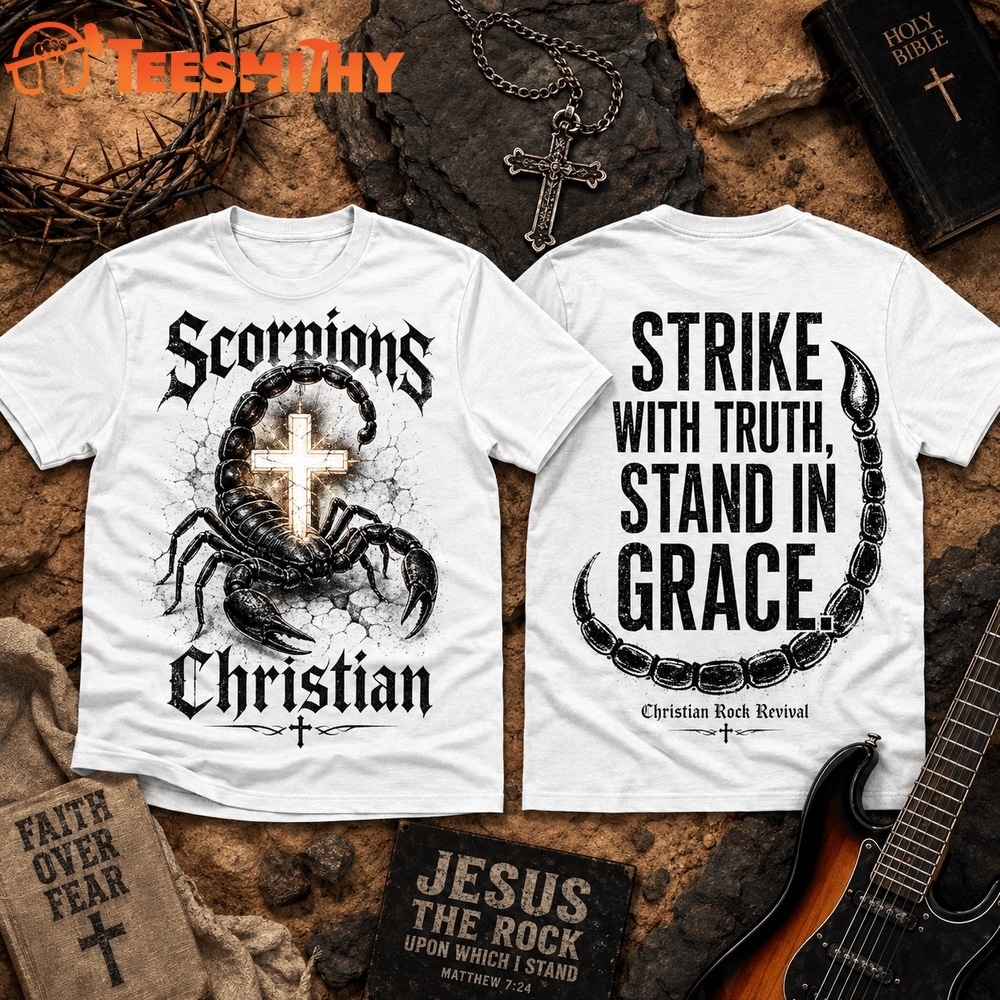 Scorpions Christian Strike With Truth Stand In Grace 3D Shirt