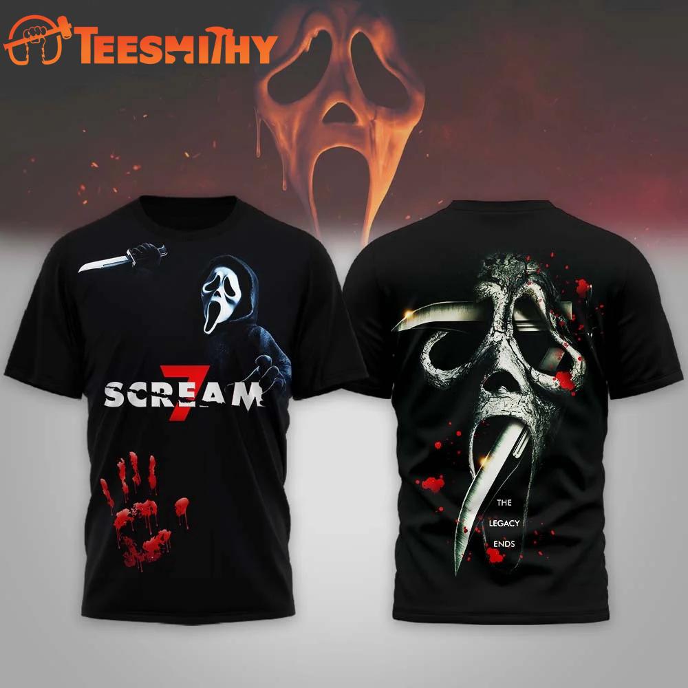 Scream 7 The Legacy Ends T Shirt