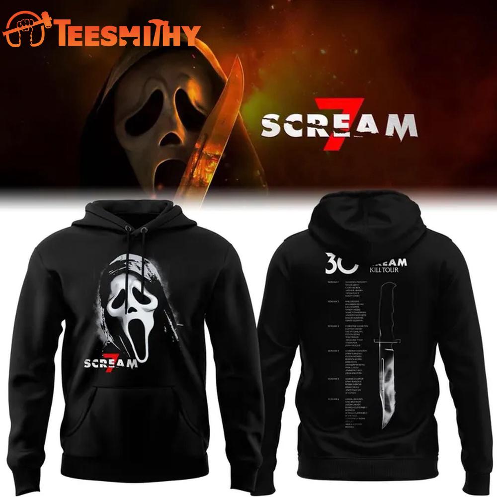 Scream7 Limited Edition Black Hoodie
