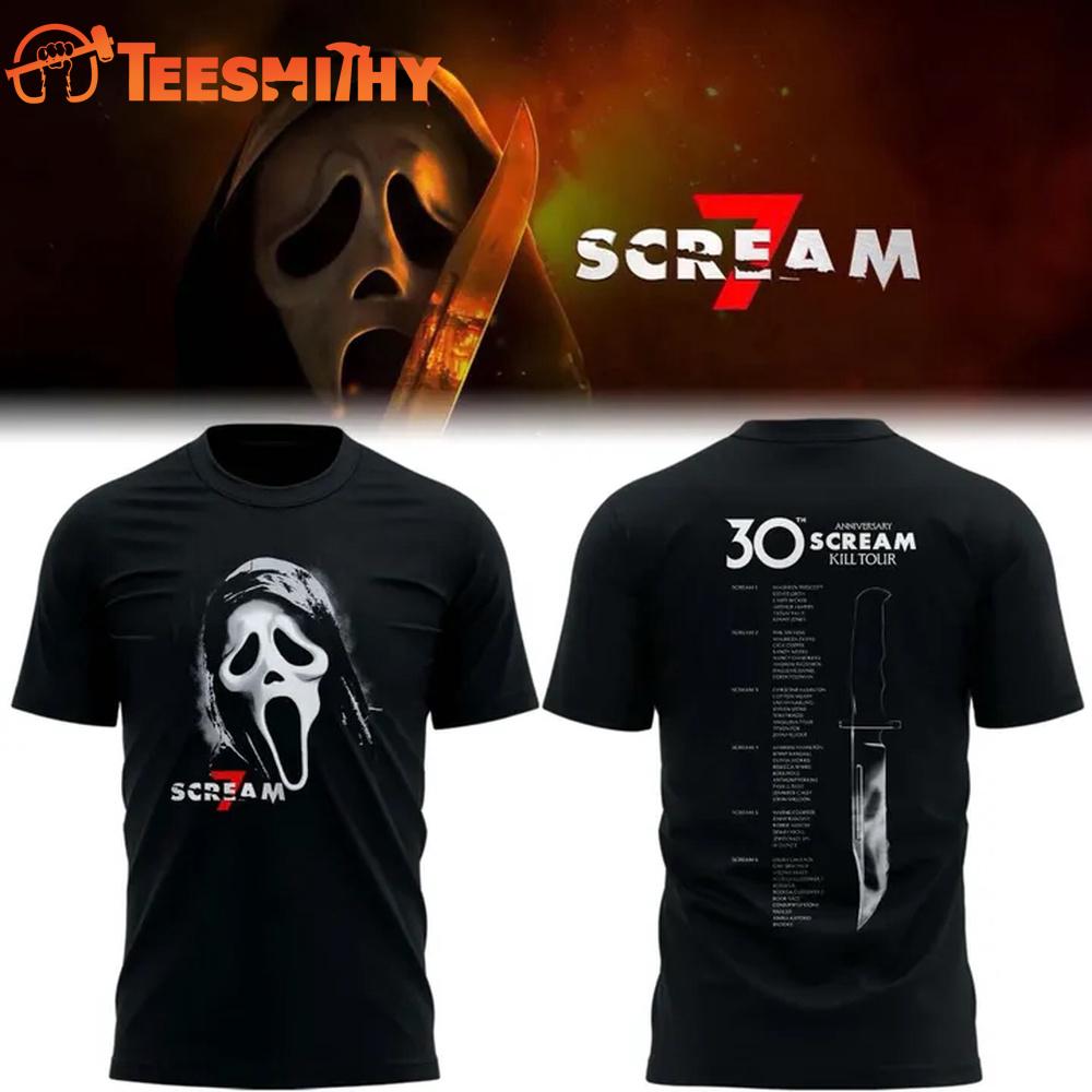 Scream7 Limited Edition Black T Shirt