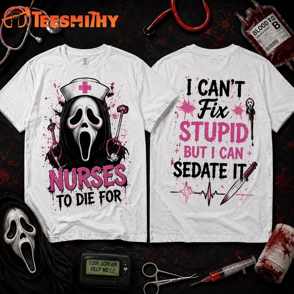 Scrubs & Screams Halloween 3D Shirt