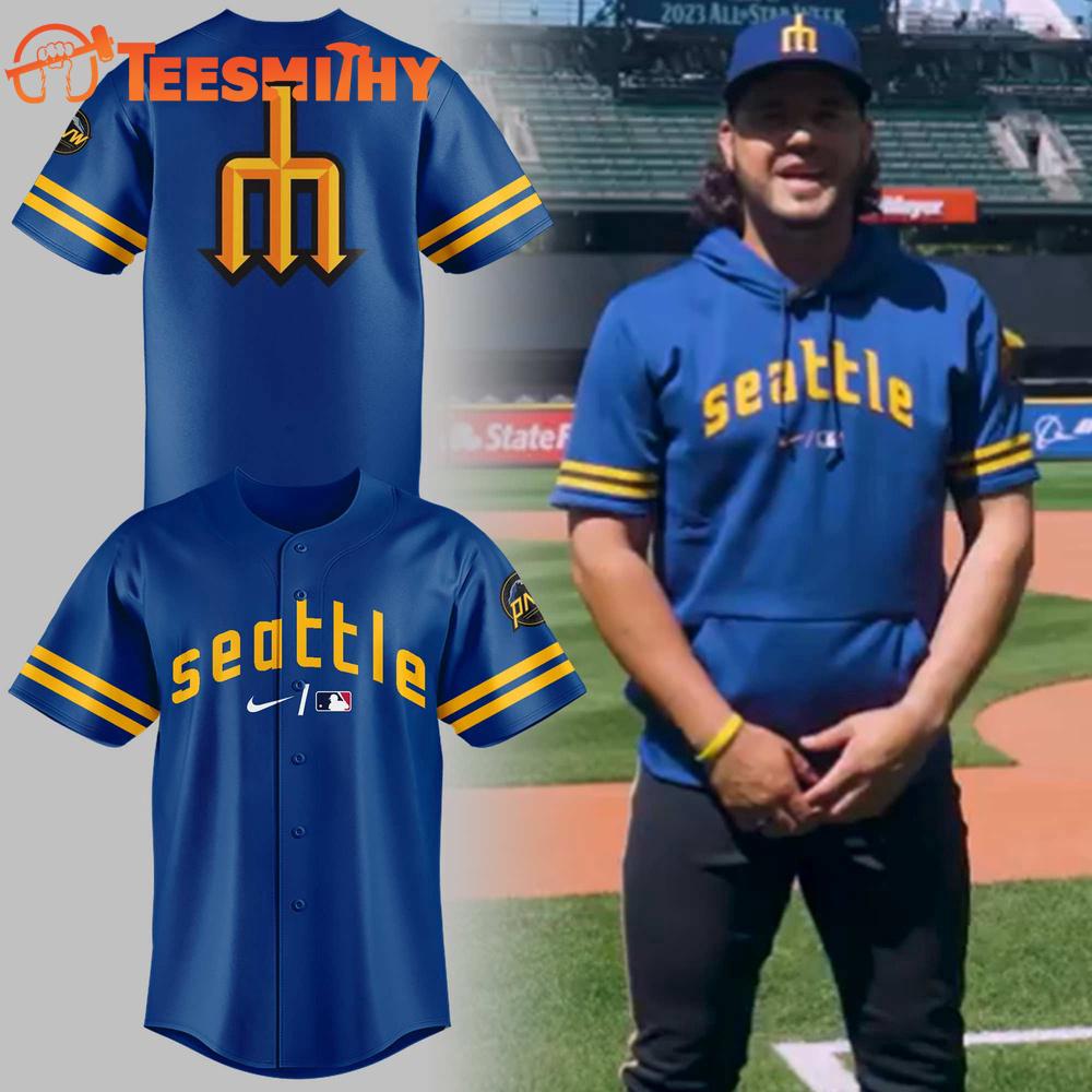 Seattle Mariners 2025 TRIDENTS UP Baseball Jersey Seattle Mariners 2025 TRIDENTS UP Baseball Jersey