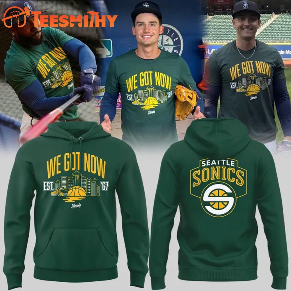 Seattle Mariners 2026 Seattle SuperSonics Revival Hoodie