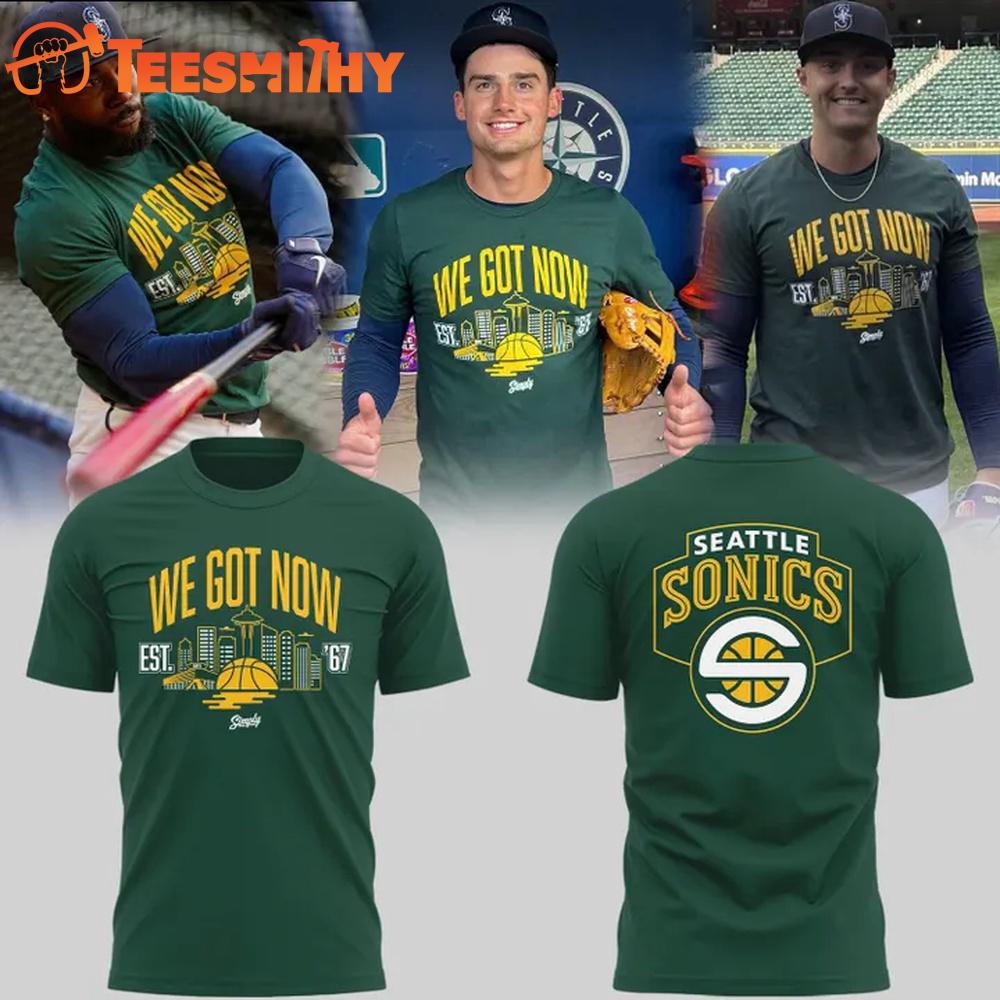 Seattle Mariners 2026 Seattle SuperSonics Revival T Shirt