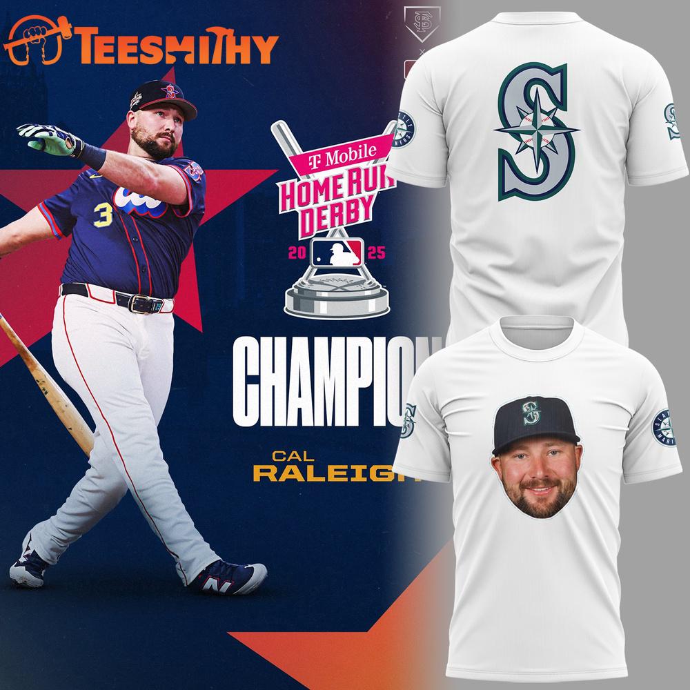 Seattle Mariners Cal Raleigh Chanpions 2025 3D Shirt