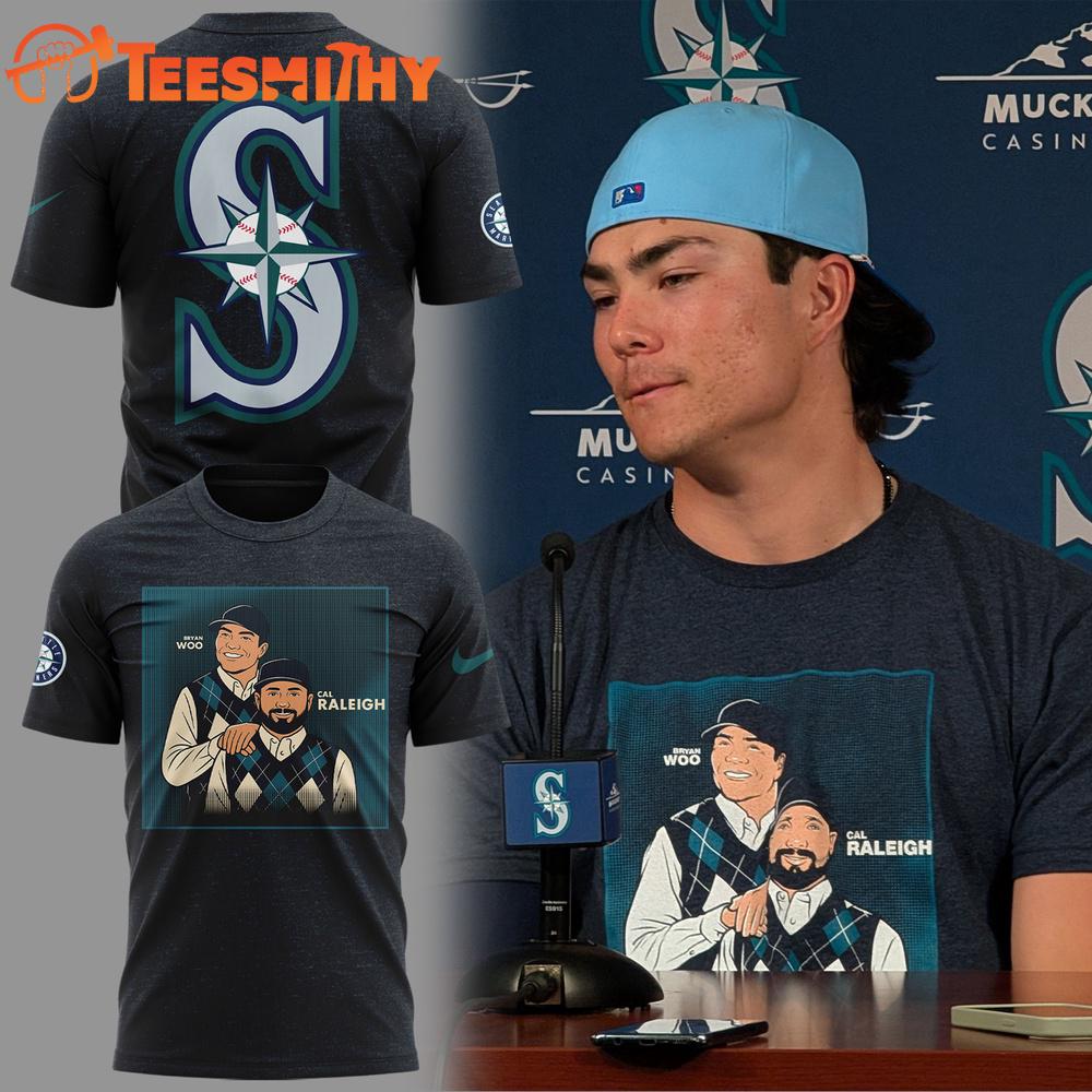 Seattle Mariners Cal Raleigh Chanpions 2025 Black Shirt