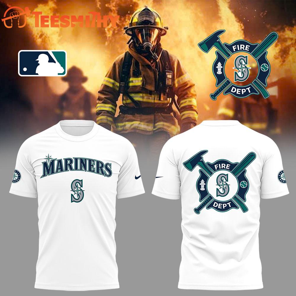 Seattle Mariners Firefighter Appreciation Night T Shirt