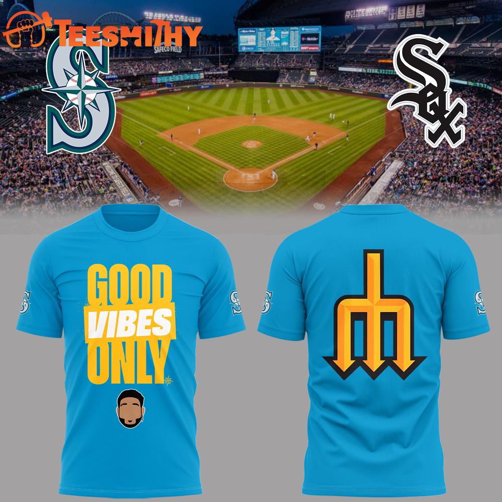 Seattle Mariners Good Vibes Only 2025 3D Shirt