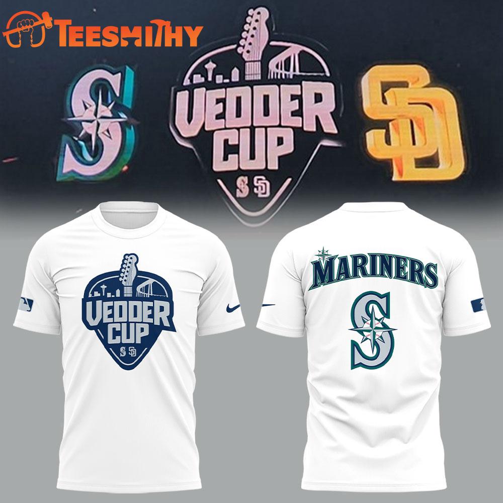 Seattle Mariners Happy Vedder Cup 2025 3D Shirt