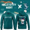 Seattle Mariners Hello Kitty Night 2025 Green Hoodie Shirt