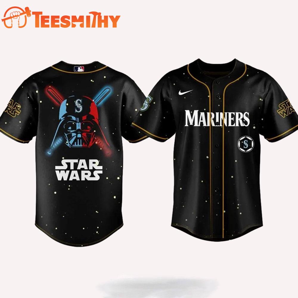 Seattle Mariners Star Wars Night Baseball Jersey Seattle Mariners Star Wars Night Baseball Jersey
