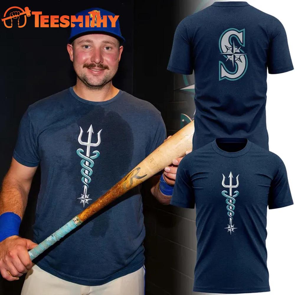 Seattle Mariners Vintage Triden 2025 3D Shirt