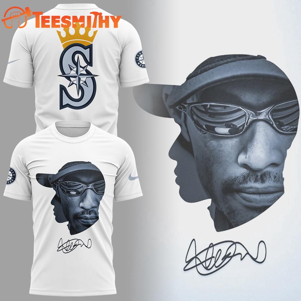 Seattle Mariners x ICHIRO 2025 Graphic Signature T Shirt Seattle Mariners x ICHIRO 2025 Graphic Signature T Shirt