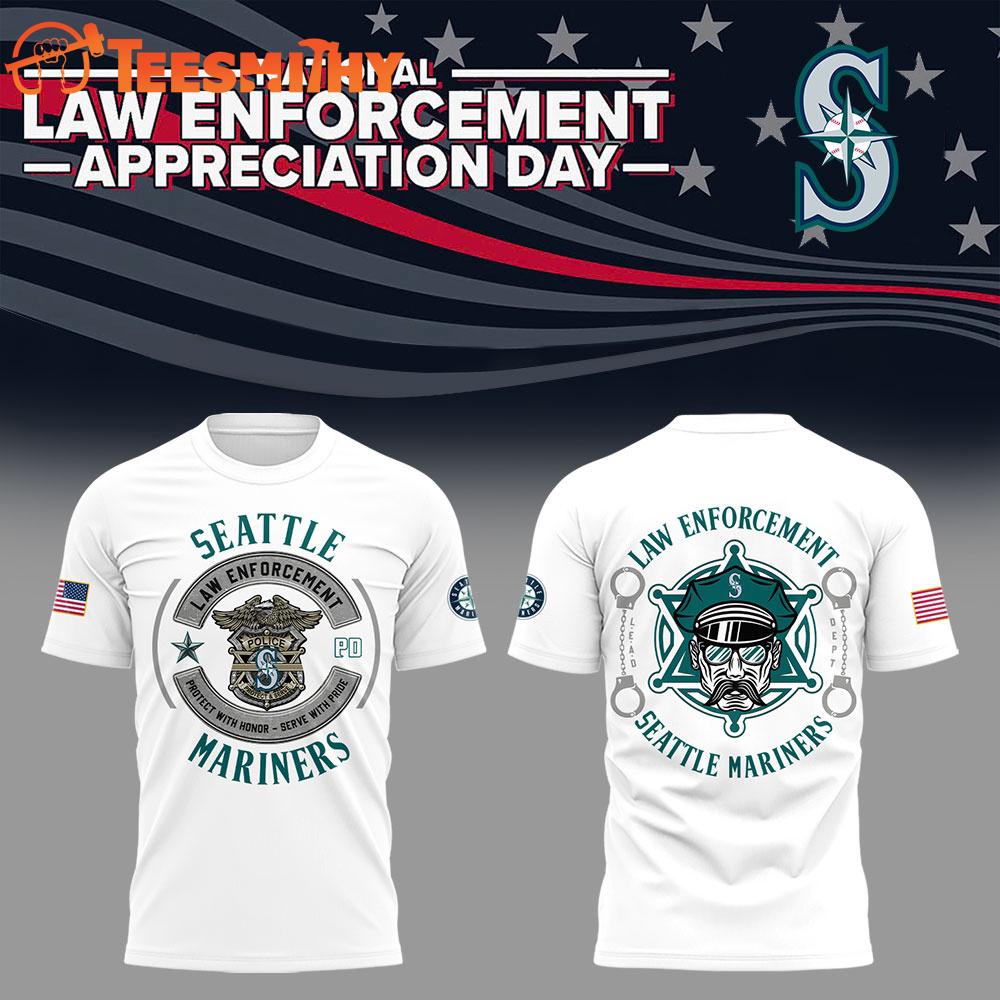 Seattle Mariners x Low Enforcement Appreciation Day 2025 3D Shirt