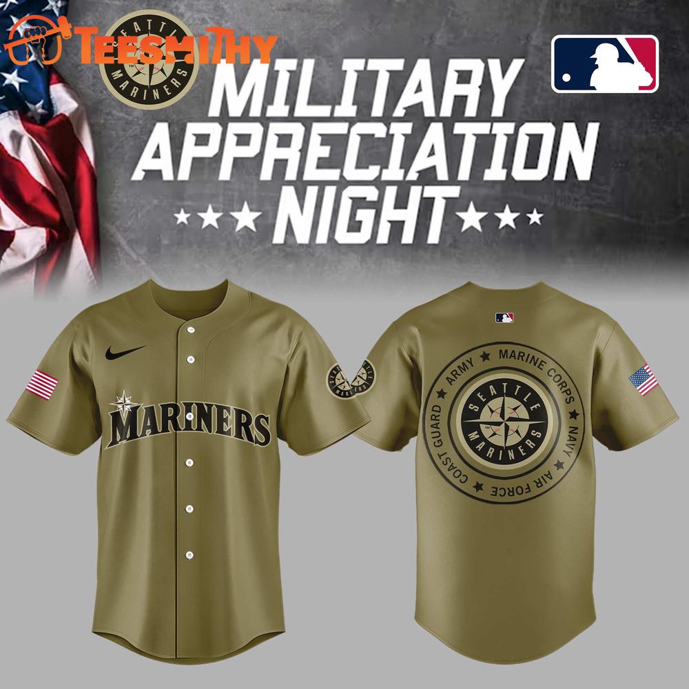 Seattle Mariners x Military Appreciation Night 2025 Baseball Jersey