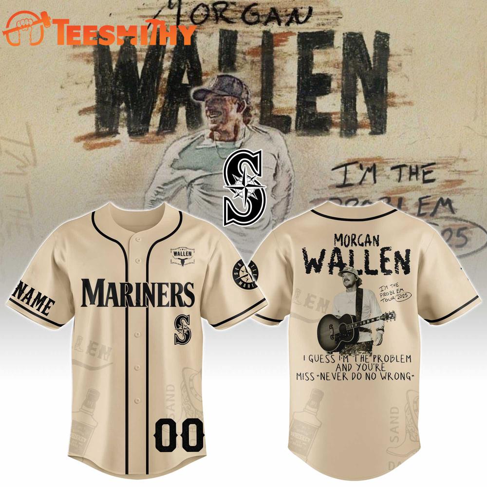 Seattle Mariners x Morgan Wallen Limited Edition Baseball Jersey