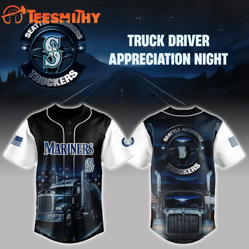 Seattle Mariners x Truck Driver Limited Custom Baseball Jersey