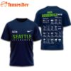 Seattle Seahawks 2025 Football Schedule Unisex 3D Shirt