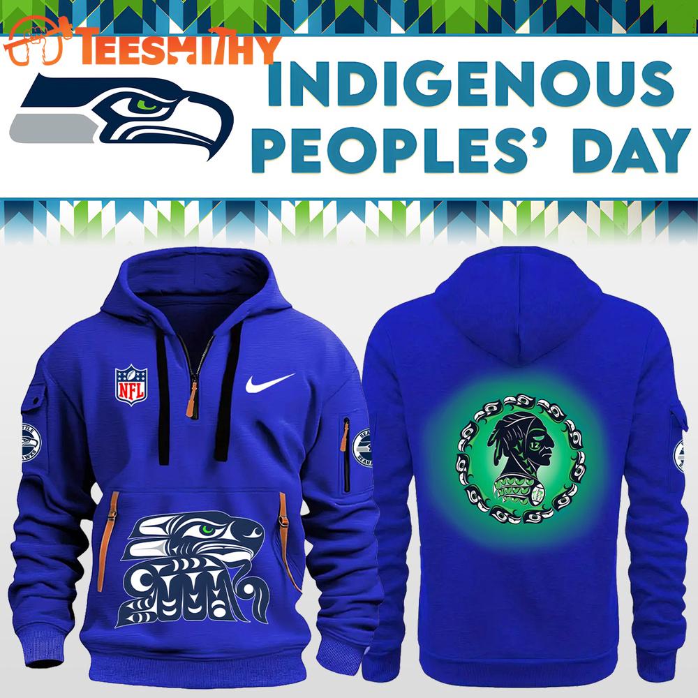Seattle Seahawks 2025 Indigenous Peoples’ Day Heavy Hoodie Seattle Seahawks 2025 Indigenous Peoples’ Day Heavy Hoodie