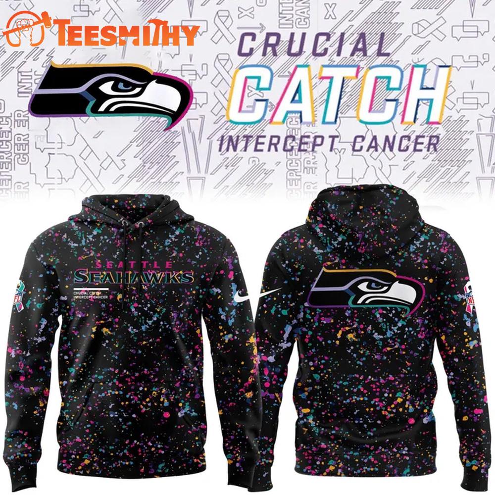 Seattle Seahawks 2025 NFL Crucial Catch Hoodie Shirt Seattle Seahawks 2025 NFL Crucial Catch Hoodie Shirt