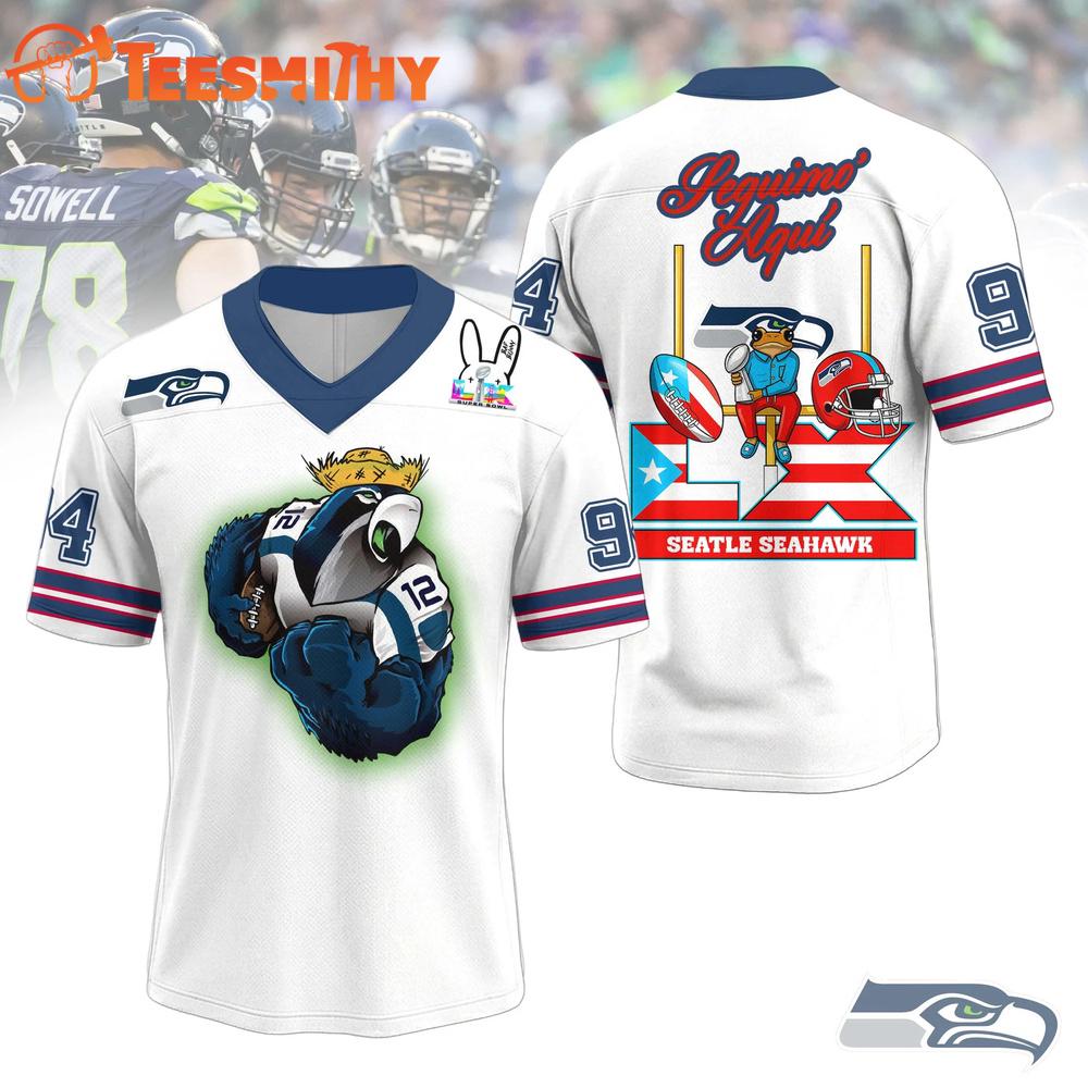Seattle Seahawks 2026 Benito Bowl Football Jersey