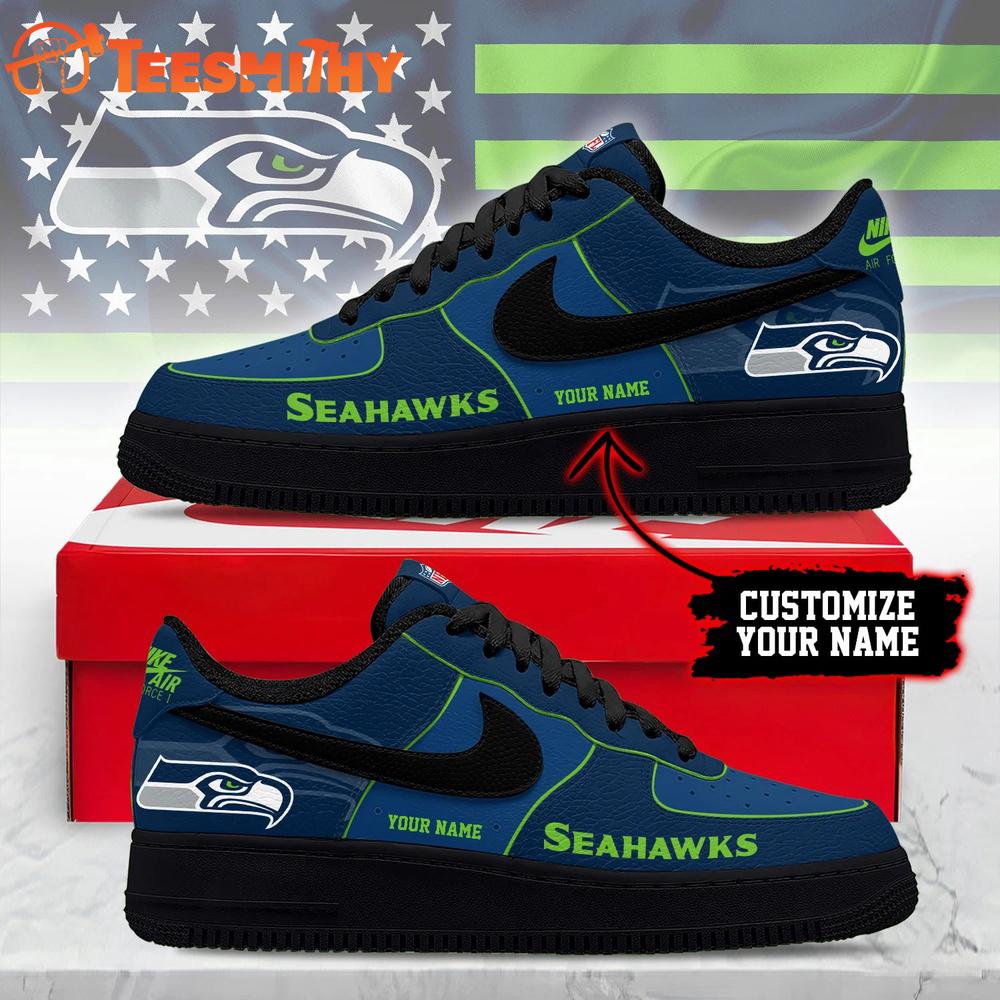 Seattle Seahawks 2026 NFL Custom Air Force 1 Shoes Sneaker