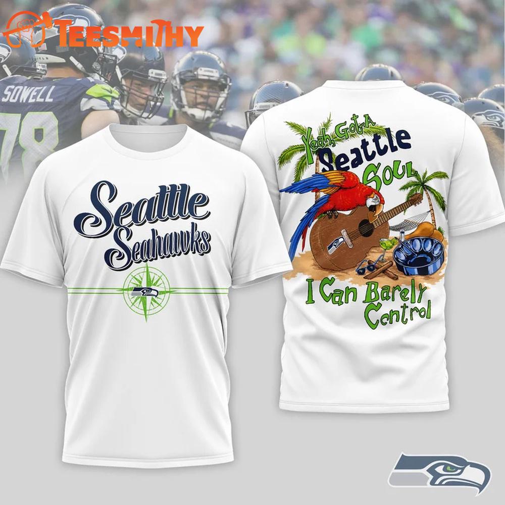 Seattle Seahawks 2026 NFL Jimmy Buffett Summer 3D Shirt
