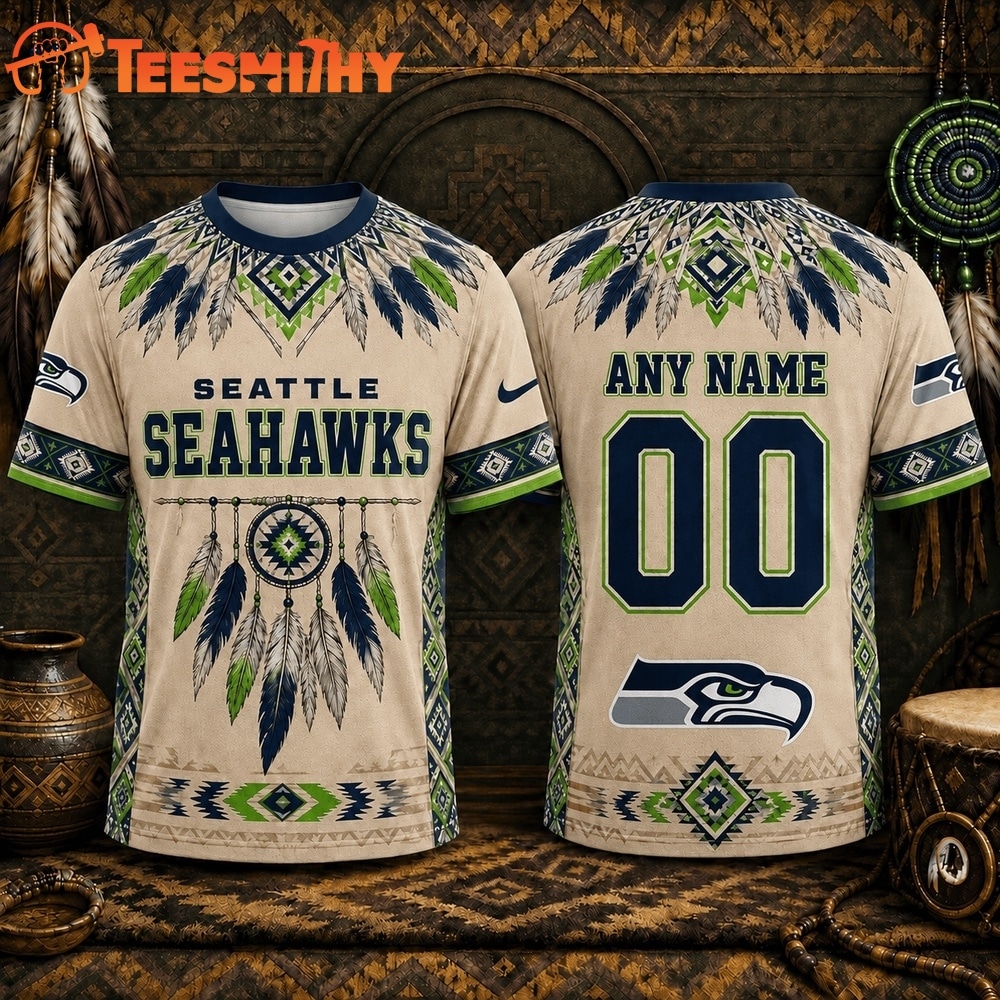 Seattle Seahawks 2026 NFL Native American Heritage 3D Shirt